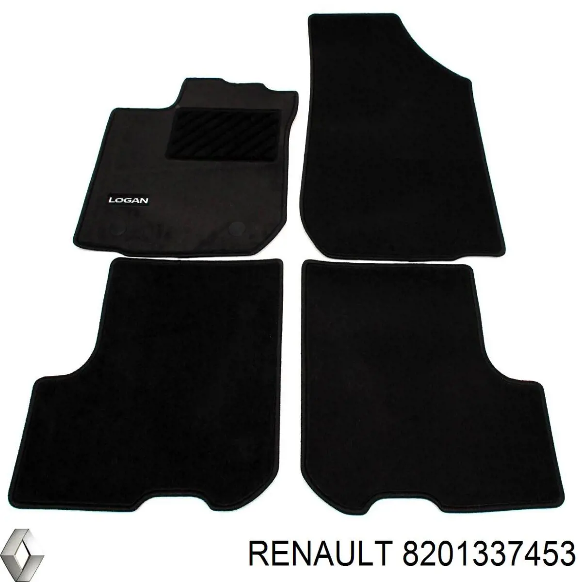 Купить 8201337453 Renault (RVI) Коврики автомобильные