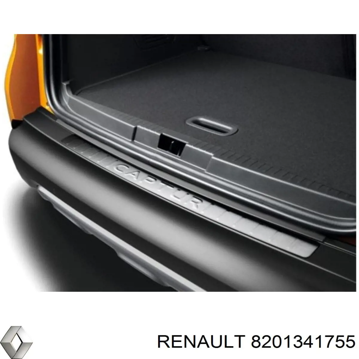Накладка бампера заднего верхняя защитная (ступень-подножка) Renault (RVI) 8201341755 цена, от 55.91 USD
