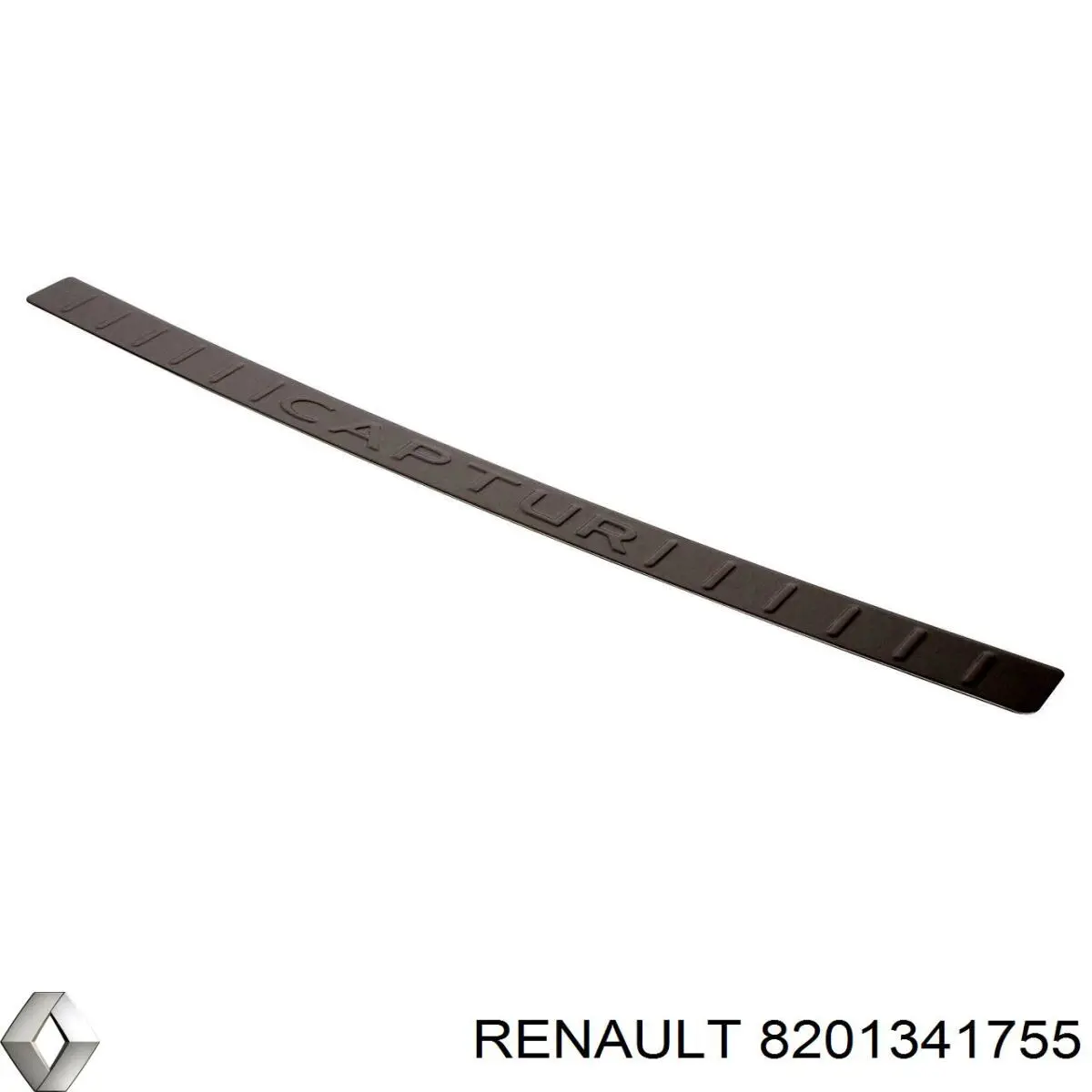 Купить 8201341755 Renault (RVI) Накладка бампера заднего верхняя защитная (ступень-подножка)