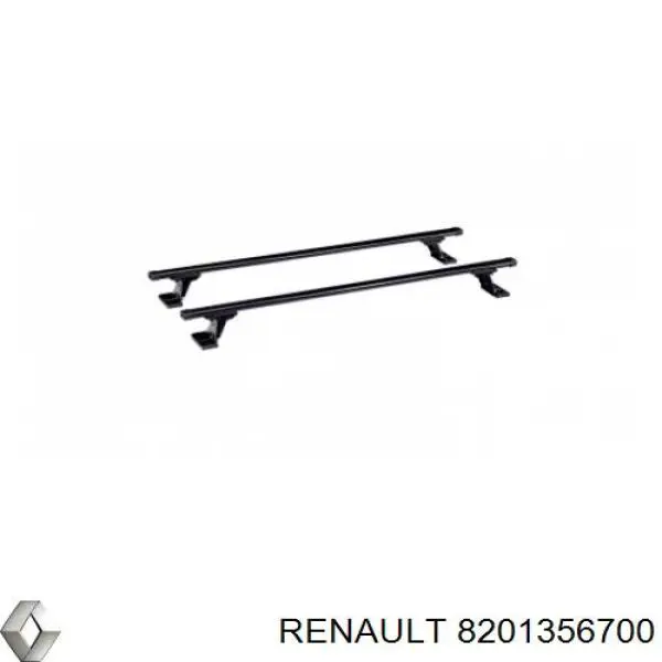 Поперечины багажника крыши, комплект на Renault SANDERO II 