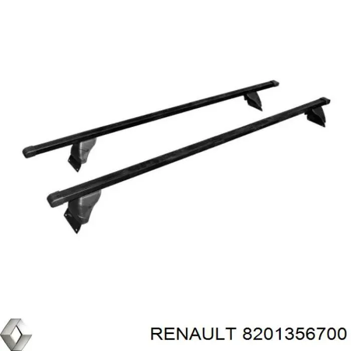 Купить 8201356700 Renault (RVI) Поперечины багажника крыши, комплект