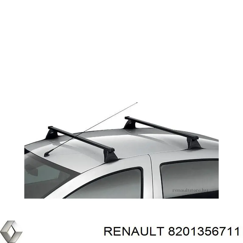Поперечины багажника крыши, комплект Renault (RVI) 8201356711 цена, от 352.96 USD