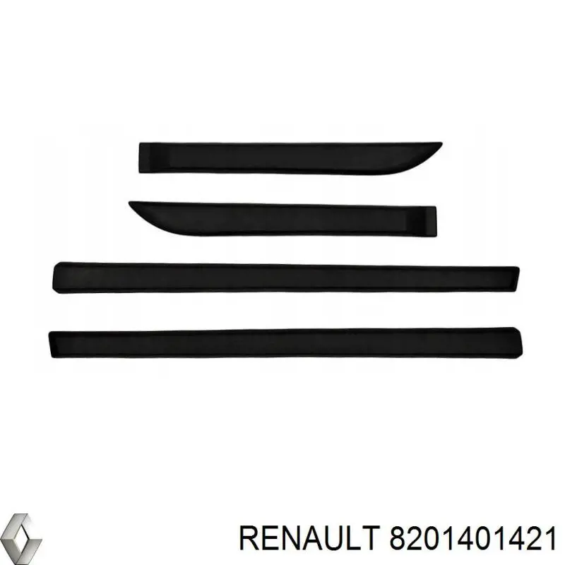 Купить 8201401421 Renault (RVI) Молдинги дверей, комплект