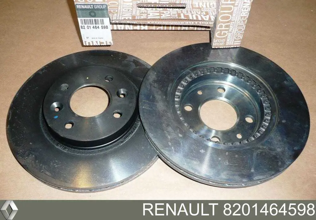 8201464598 Renault (RVI) disco do freio dianteiro