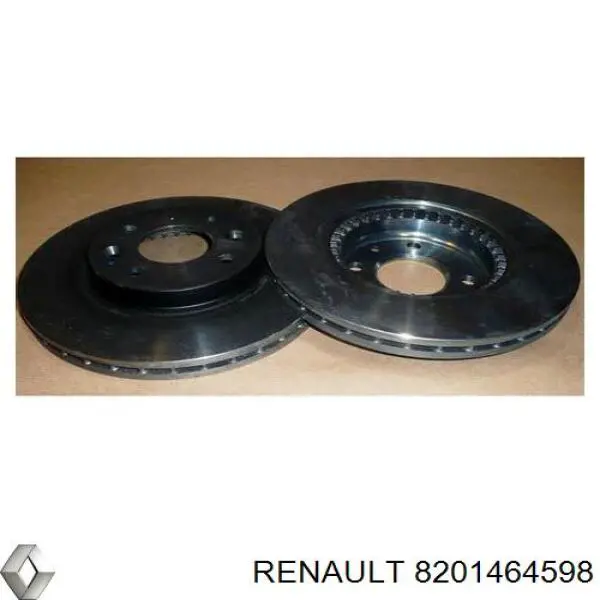 Передние тормозные диски 8201464598 Renault (RVI)