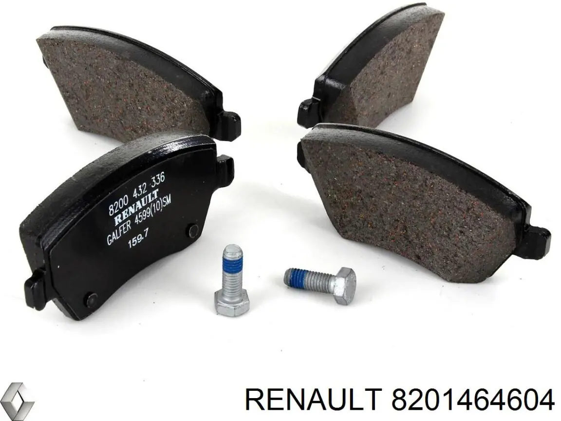 Передние тормозные диски 8201464604 Renault (RVI)