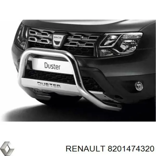Защита передняя "кенгурятник" Renault (RVI) 8201474320