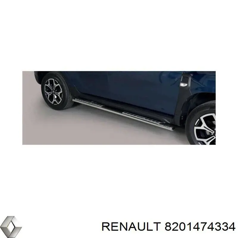 8201474334 Renault (RVI) дуги (пороги боковые)