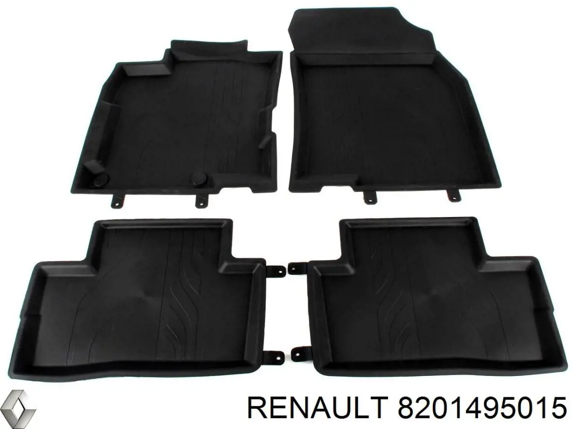 Крепеж ковриков салонных комплект Renault (RVI) 8201495015 цена, от 58.55 USD