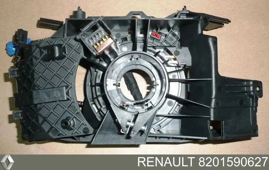 8201590627 Renault (RVI) anel airbag de contato, cabo plano do volante