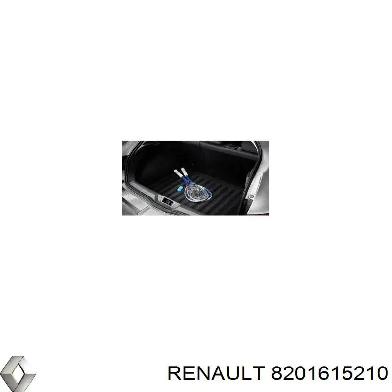 Задний коврик в багажник Renault (RVI) 8201615210 цена, от 70.38 USD