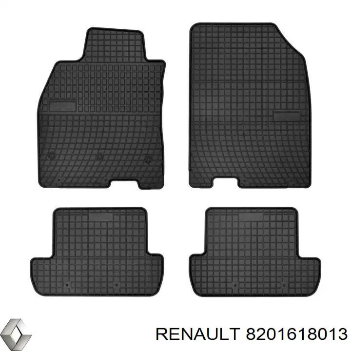 Комплект ковриков Renault (RVI) 8201618013 цена, от 140.13 USD