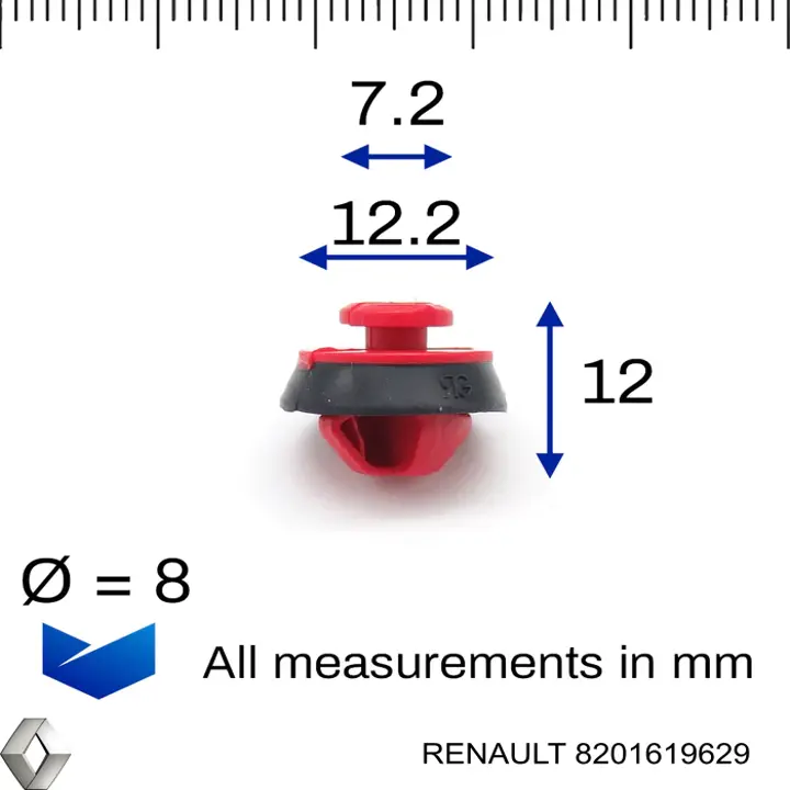 Купить 8201619629 Renault (RVI) 