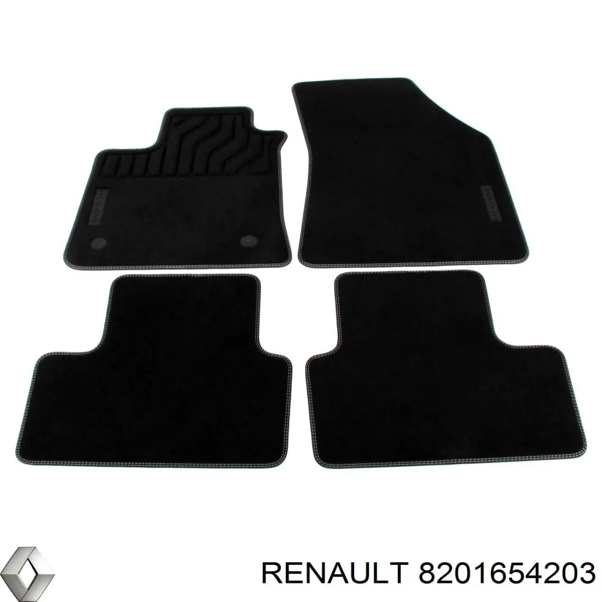 Комплект ковриков Renault (RVI) 8201654203 цена, от 129.89 USD
