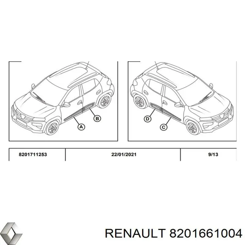 Траверса фаркопа Renault (RVI) 8201661004 цена, от 124.40 USD