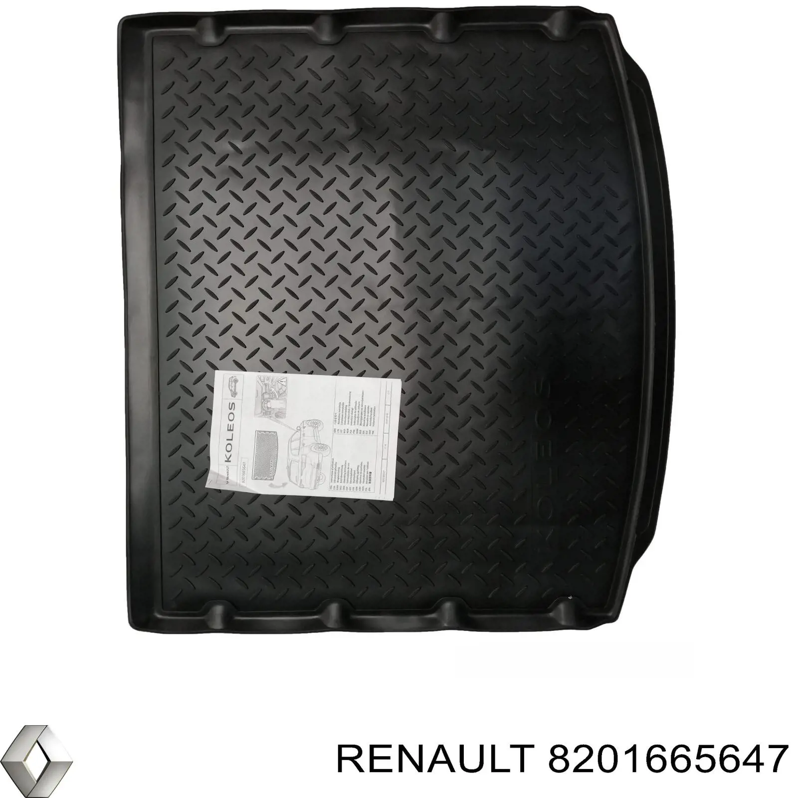 Задний коврик в багажник Renault (RVI) 8201665647 цена, от 115.98 USD
