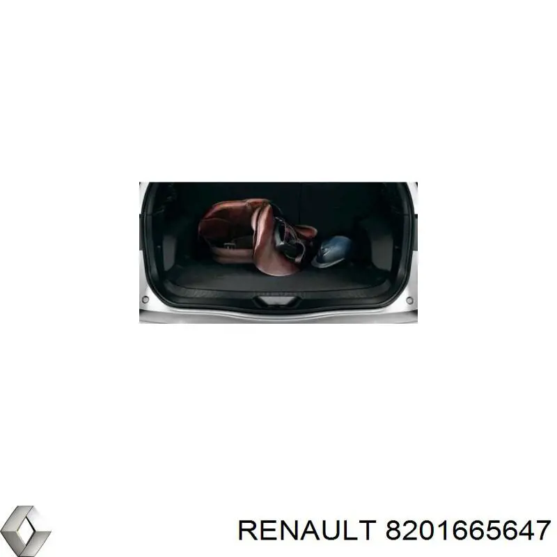 Купить 8201665647 Renault (RVI) Резиновый коврик в багажник