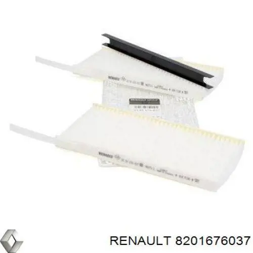 Filtro de habitáculo 8201676037 Renault (RVI)