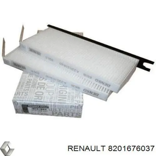 Купить 8201676037 Renault (RVI) Фильтр салона угольный