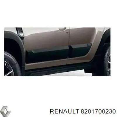 Молдинги дверей, комплект Renault (RVI) 8201700230 цена, от 75.38 USD