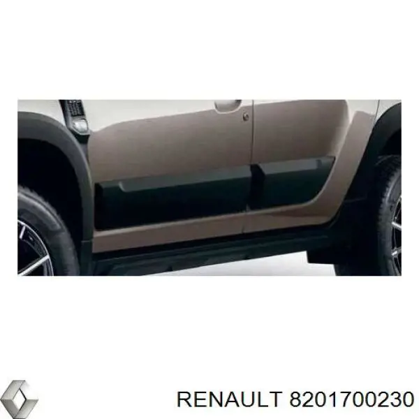 Купить 8201700230 Renault (RVI) Молдинги дверей, комплект
