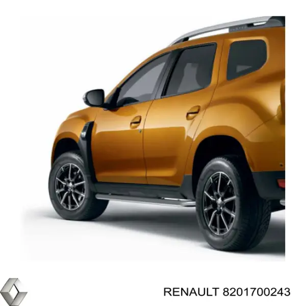 Дуги (пороги) боковые на Dacia Duster HM