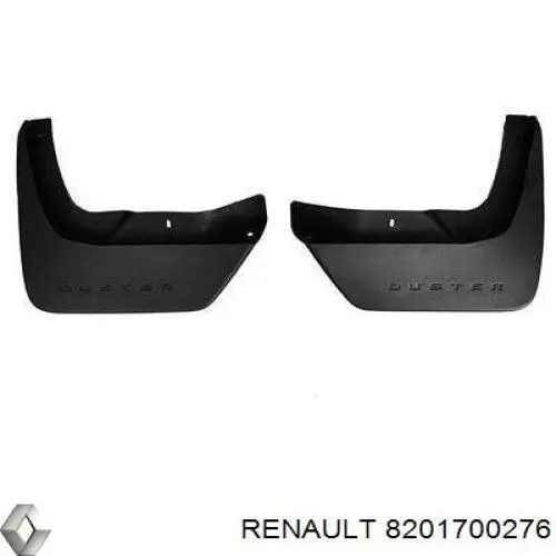 Protetores de lama traseiros, kit Renault DUSTER II HM