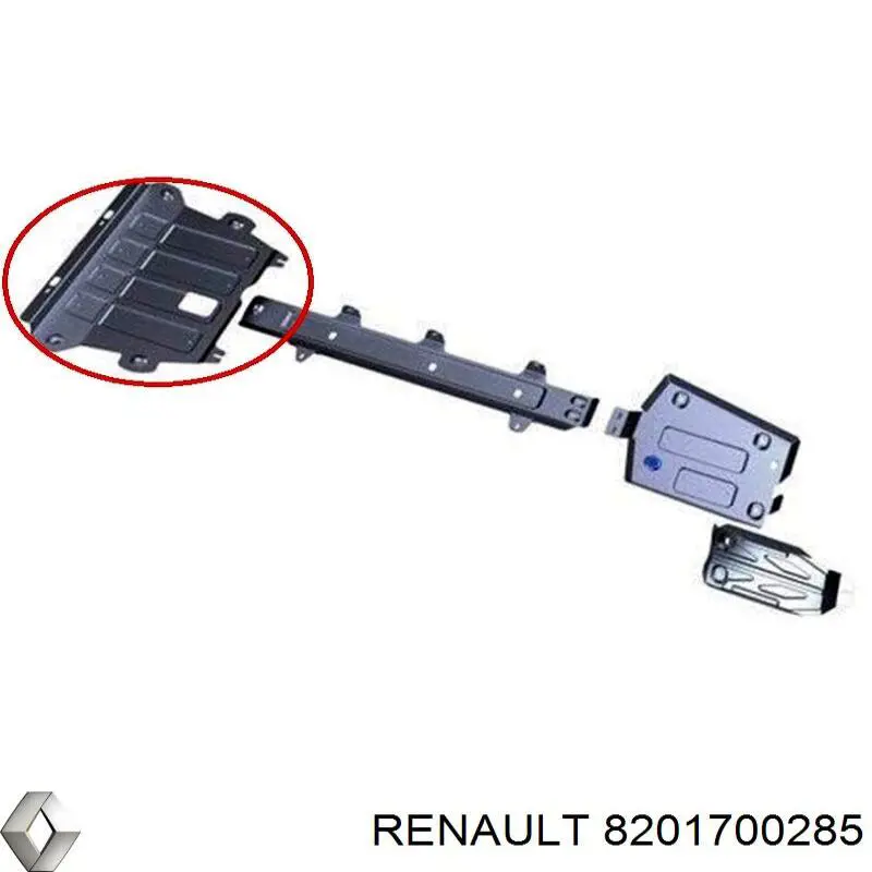 Защита раздаточной коробки Renault (RVI) 8201700285