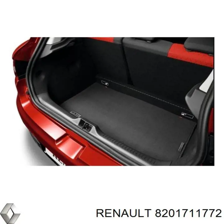 Задний коврик в багажник Renault (RVI) 8201711772 цена, от 51.87 USD