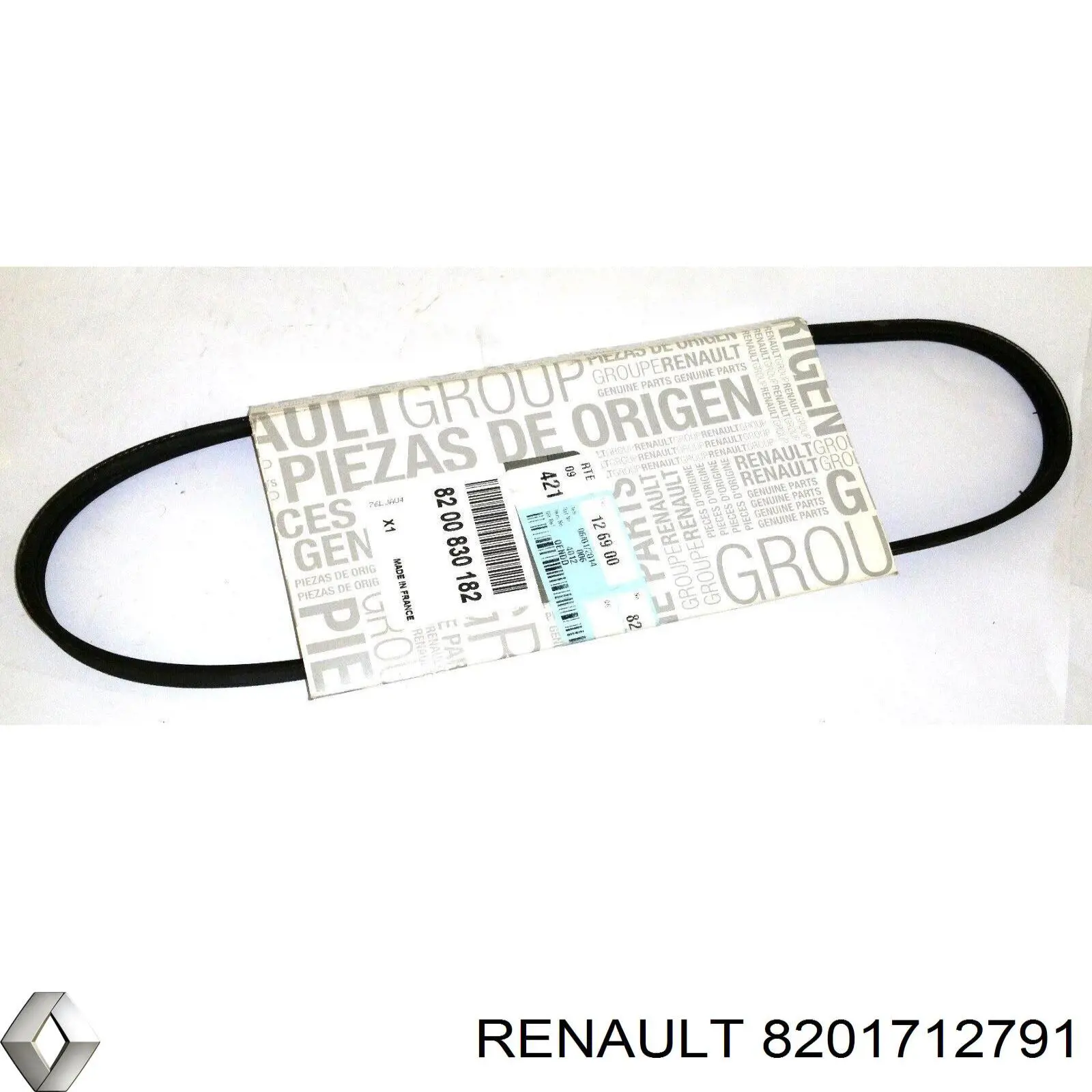 Ремень приводной 8201712791 Renault (RVI)