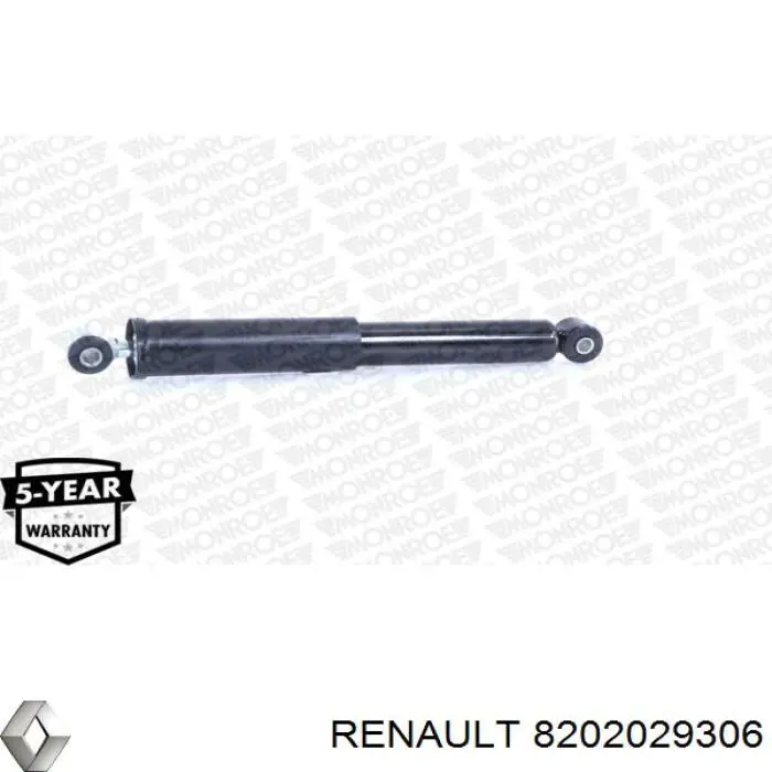 8202029306 Renault (RVI) амортизатор задний