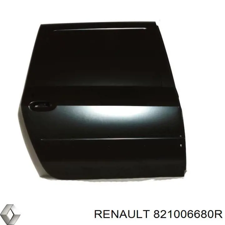 821006680R Renault (RVI) porta batente traseira direita de furgão