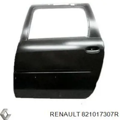 821017307R Renault (RVI) porta traseira esquerda