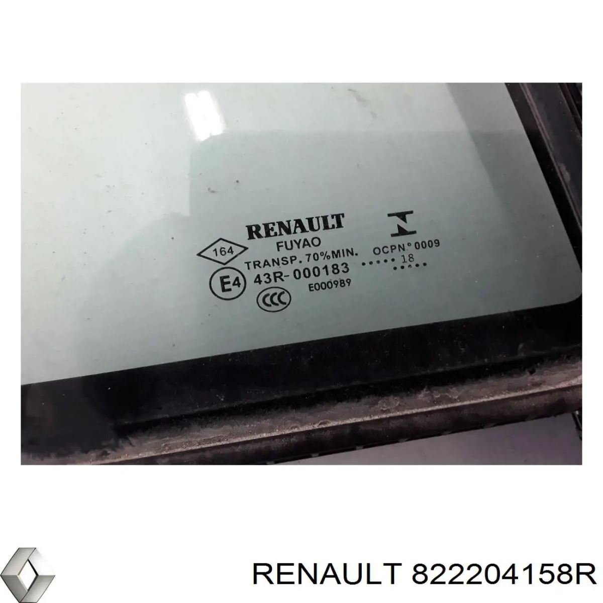 Стекло кузова/багажного отсека, правое Renault (RVI) 822204158R цена, от 84.75 USD
