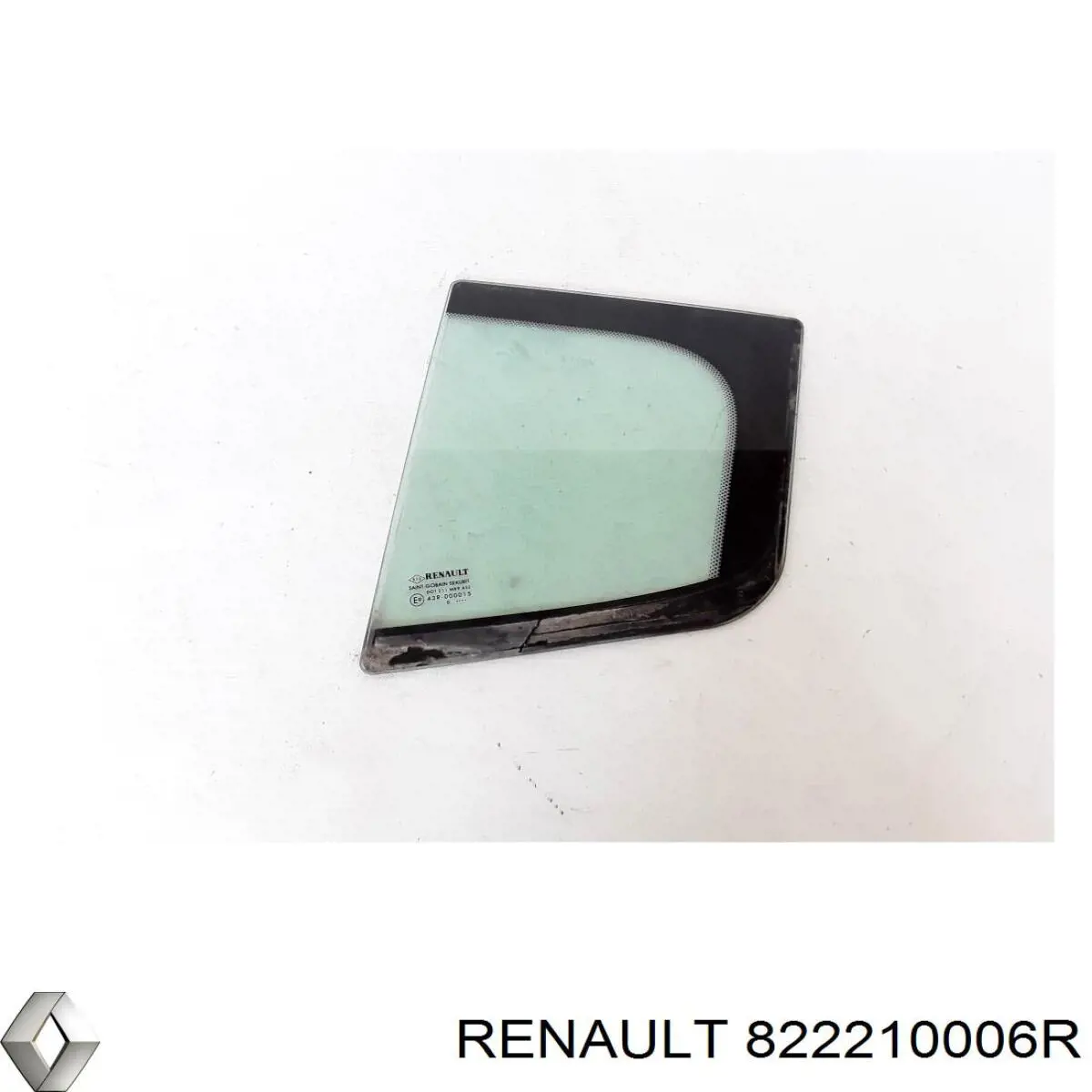 Vidro de janelo da porta traseira esquerda para Renault Megane (BZ0)