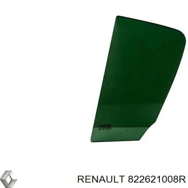 Стекло-форточка двери задней правой 822621008R Renault (RVI)