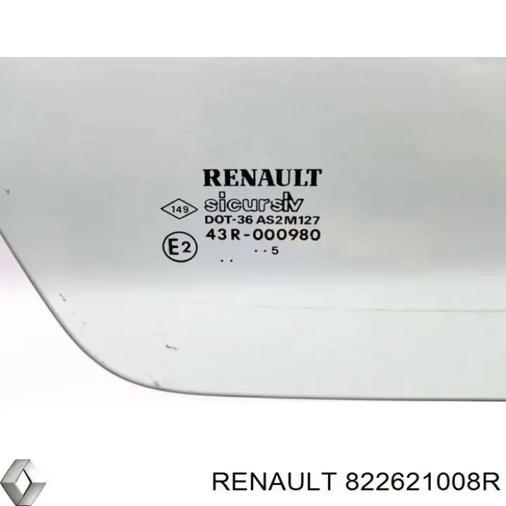 Купить 822621008R Renault (RVI) Задняя форточка правая