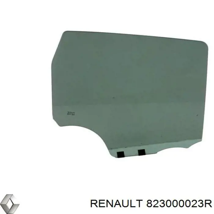 823000023R Renault (RVI) vidro da porta traseira direita