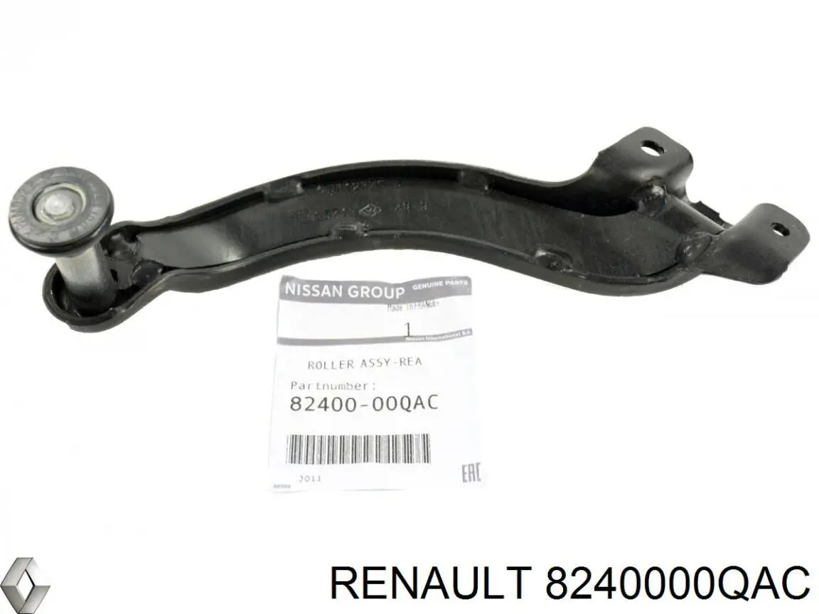 Ролик двери боковой (сдвижной) правый верхний Renault (RVI) 8240000QAC цена, от 19.62 USD