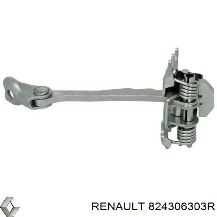 824306303R Renault (RVI) limitador traseiro de abertura de porta