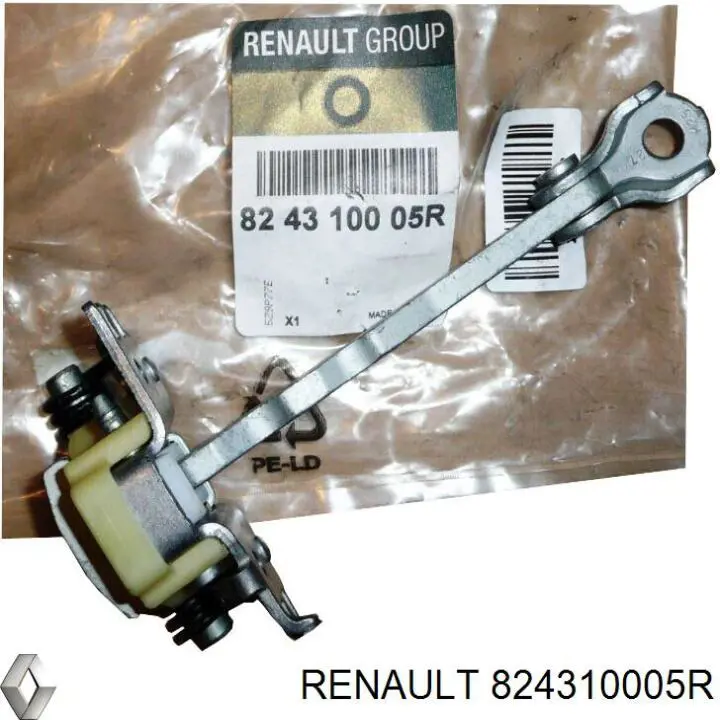 824310005R Renault (RVI) limitador traseiro de abertura de porta
