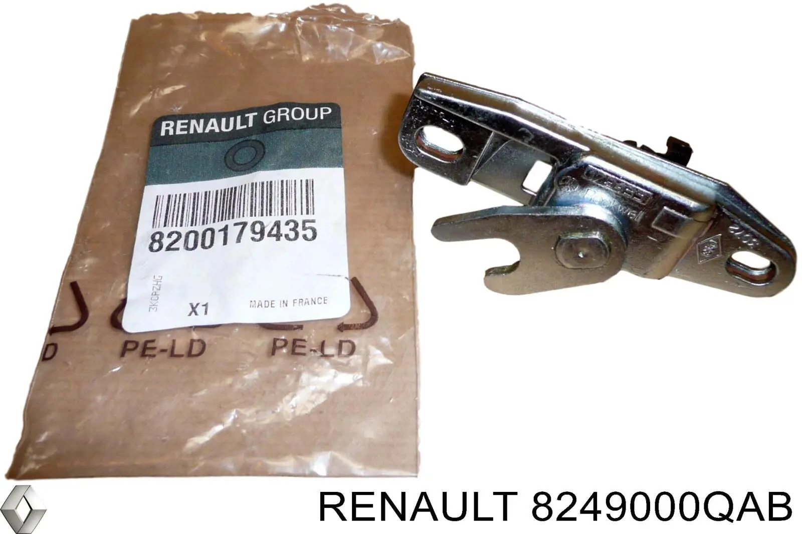 8249000QAB Renault (RVI) замок двери боковой сдвижной правой