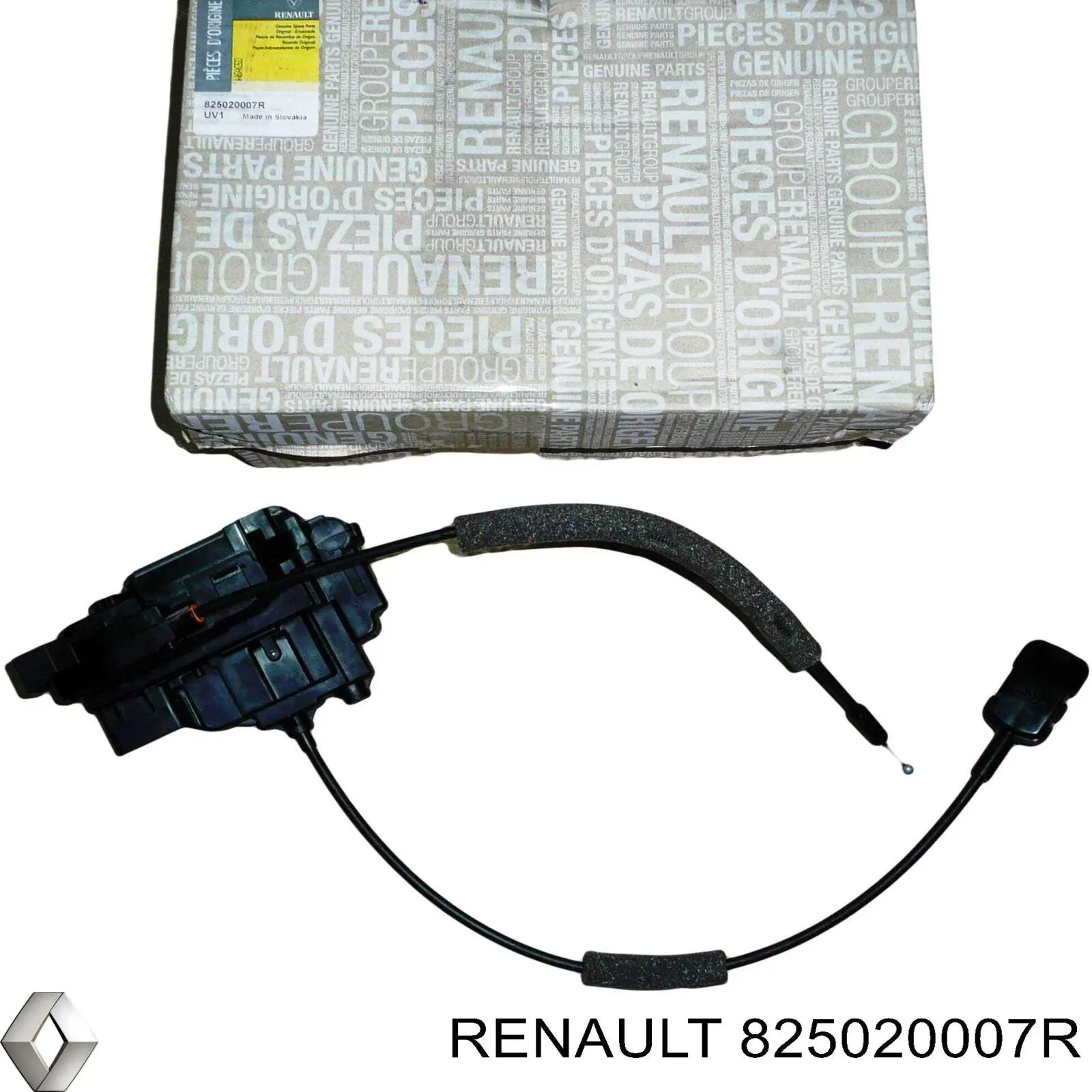 805022622R Renault (RVI) fecho da porta dianteira direita