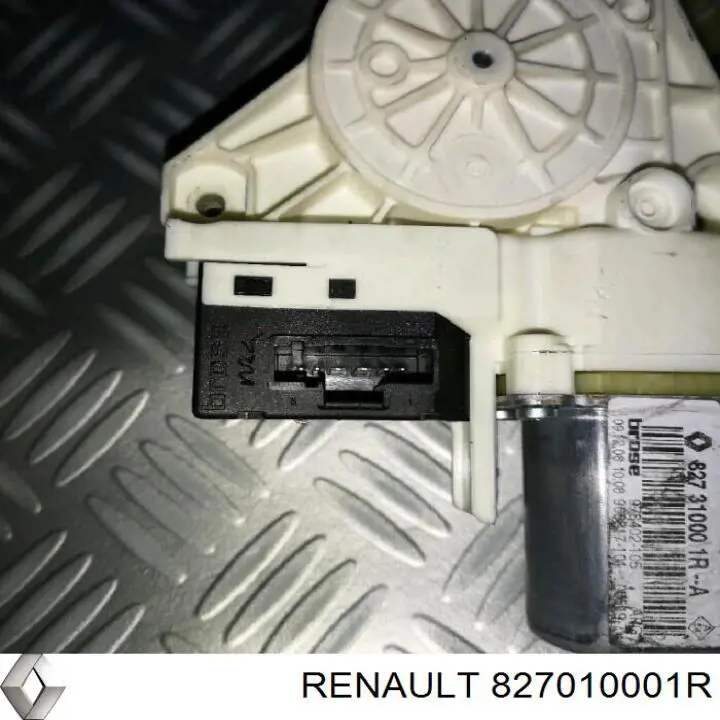 827010001R Renault (RVI) mecanismo de acionamento de vidro da porta traseira esquerda