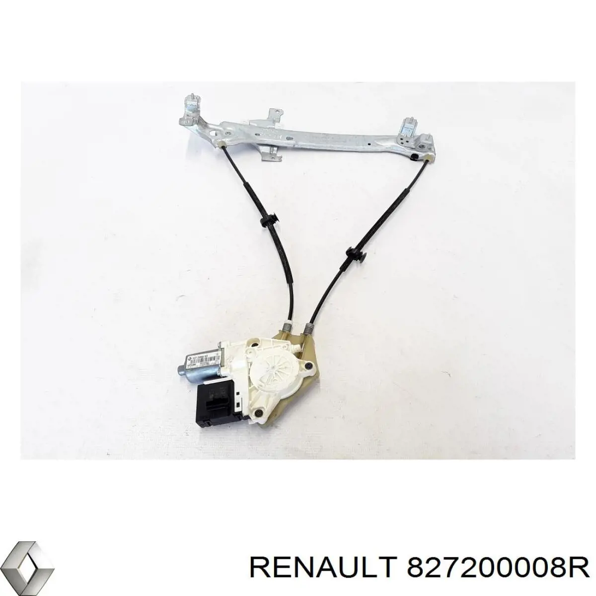 827200008R Renault (RVI) mecanismo de acionamento de vidro da porta traseira direita