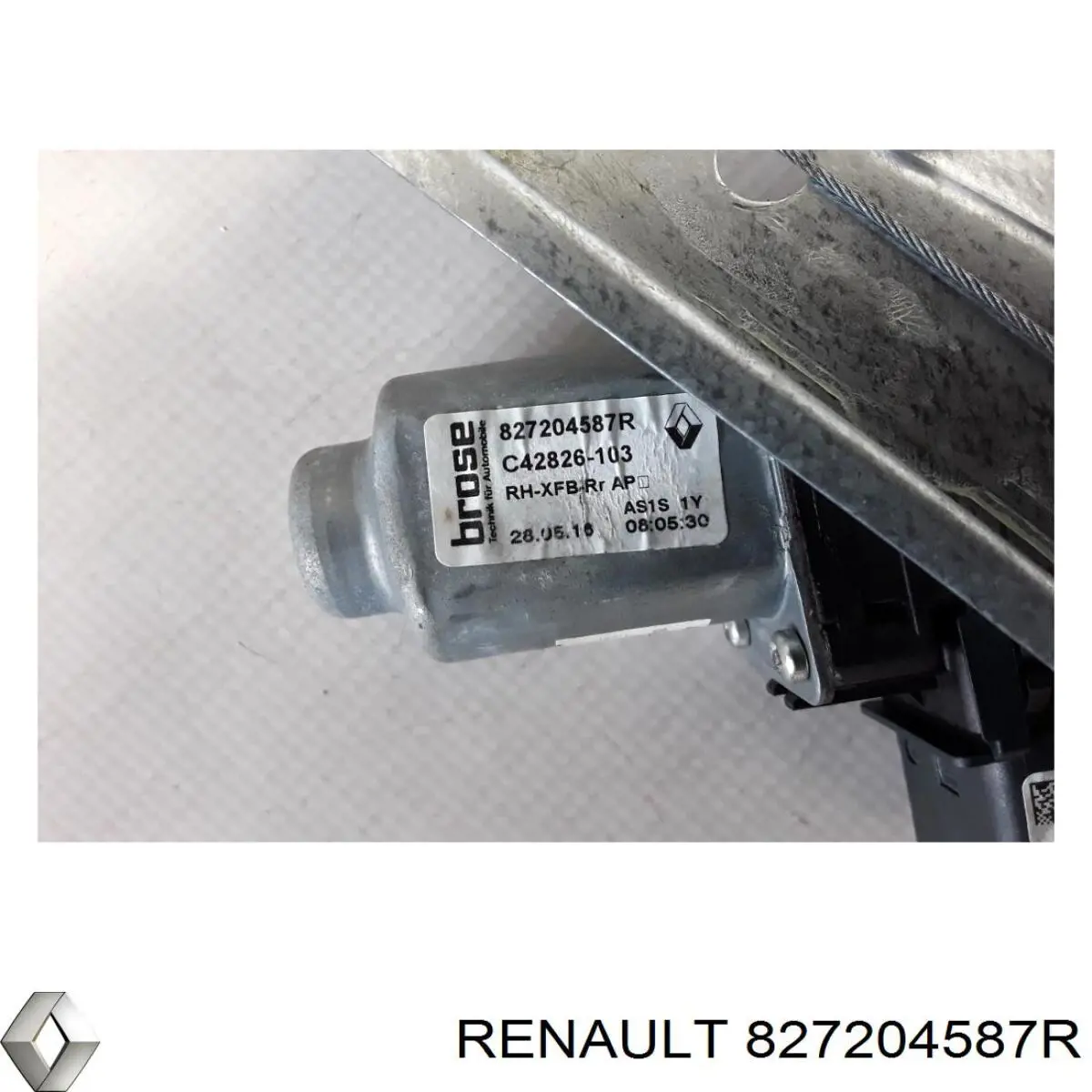 Механизм стеклоподъемника двери задней, правой Renault (RVI) 827204587R цена, от 27.90 USD