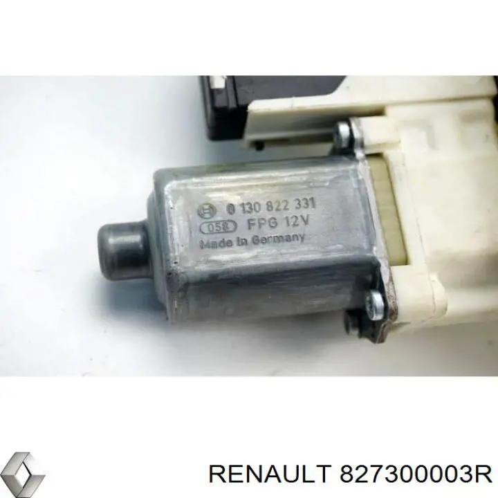 Motor de acionamento de vidro da porta traseira direita para Renault Fluence (L3)