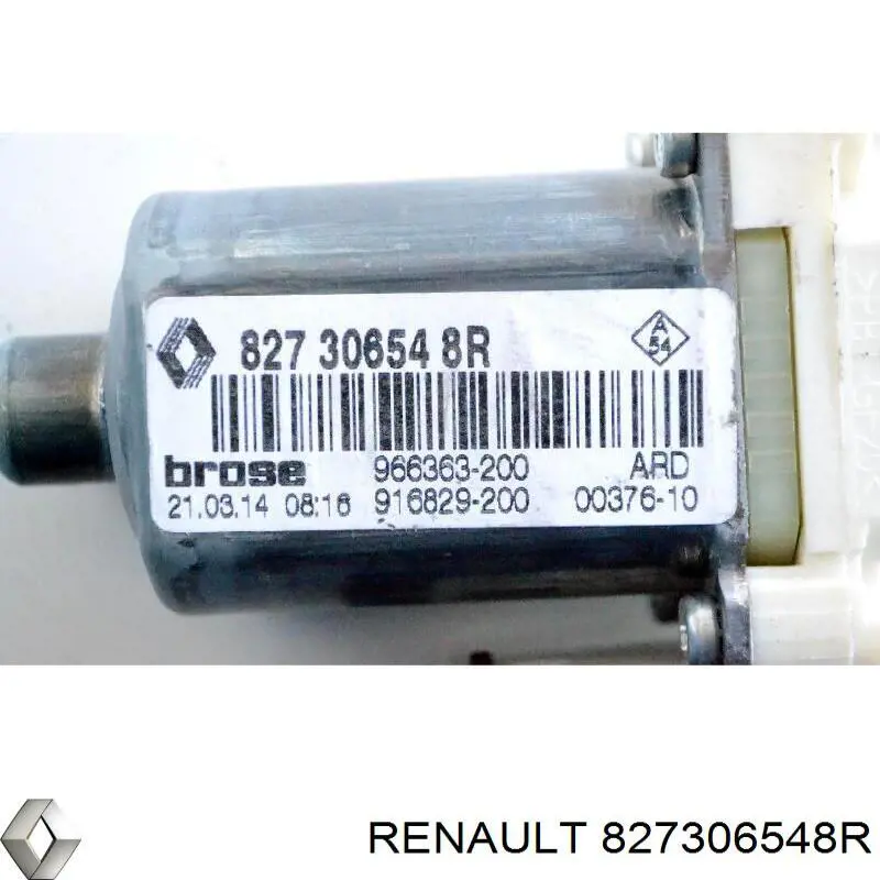 827306548R Renault (RVI) мотор стеклоподъемника двери задней правой