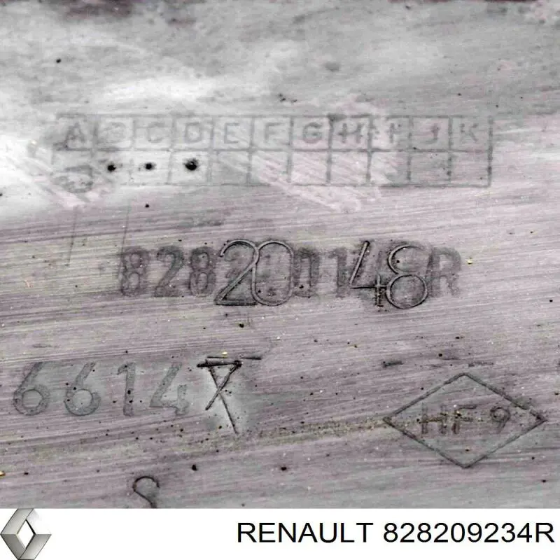 Молдинг боковой (сдвижной) двери Renault (RVI) 828209234R цена, от 33.64 USD
