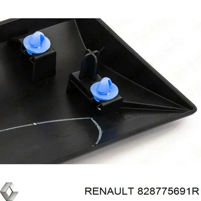 828775691R Renault (RVI) placa sobreposta da porta traseira esquerda